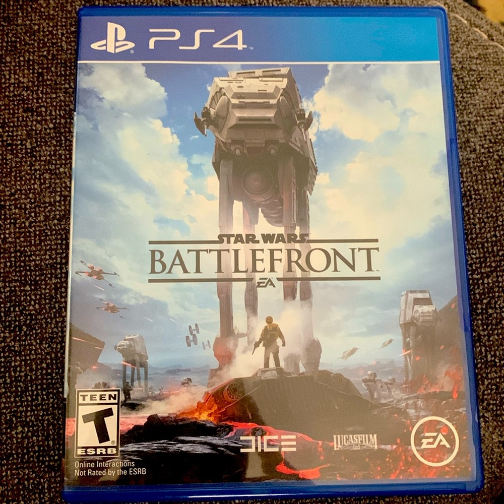 Star Wars Battlefront PlayStation 4 disk
